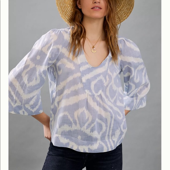 Anthropologie Laverne Blouse - Picture 2 of 8